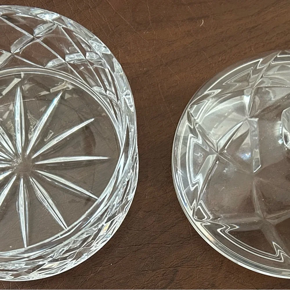 Bohemian Vintage Heavy Cut Crystal Candy Dish. Make An Offer!! - Picture 3 of 5